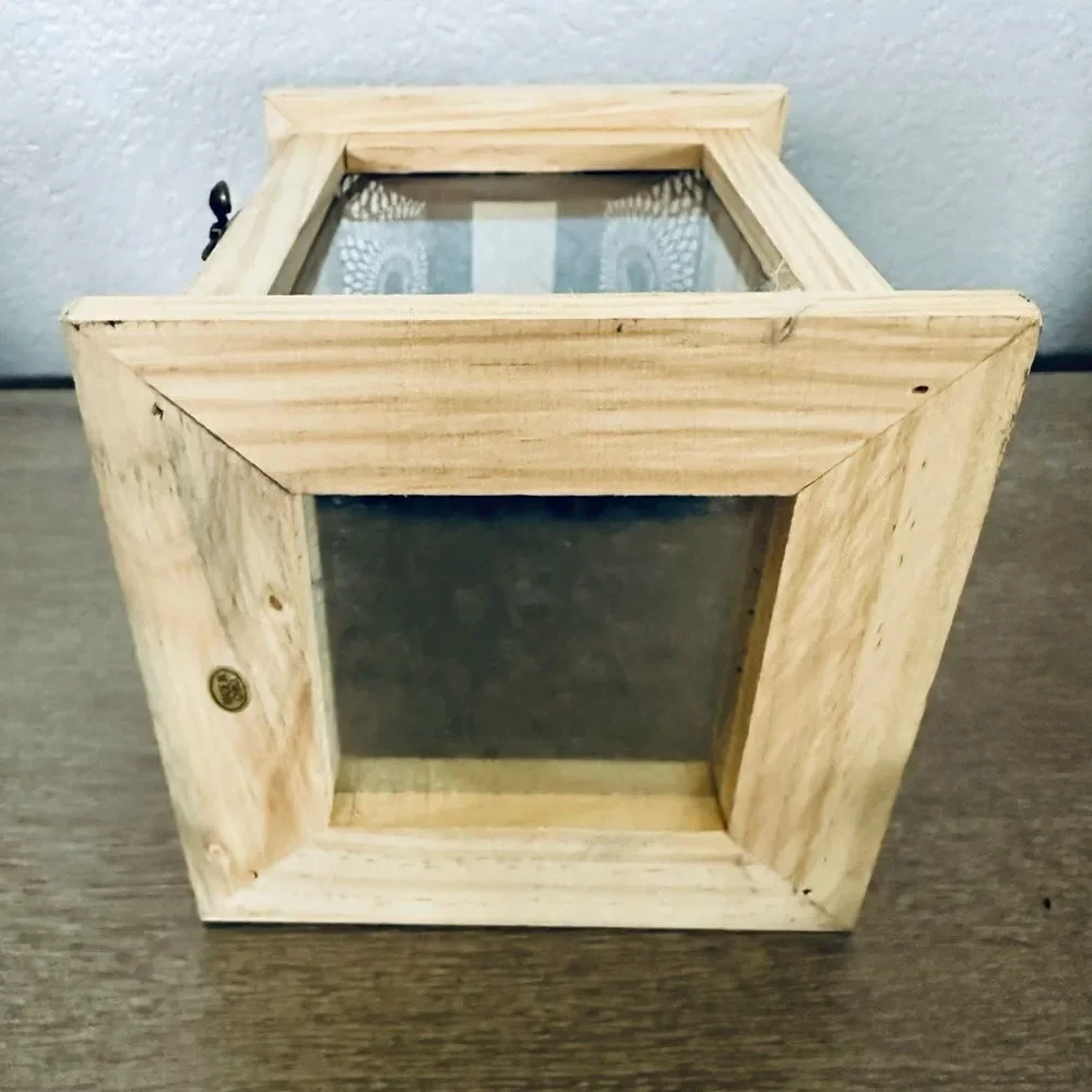 Farmhouse Modern Lantern Boho Candle Holder